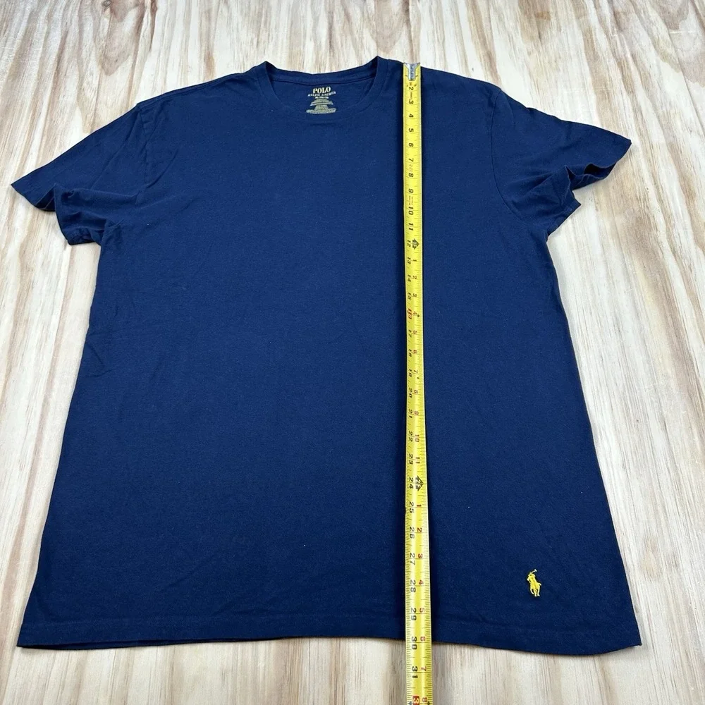 Polo Ralph Lauren Men's XL Blue Classic Fit Cotton T-Shirt Short Sleeve Tee